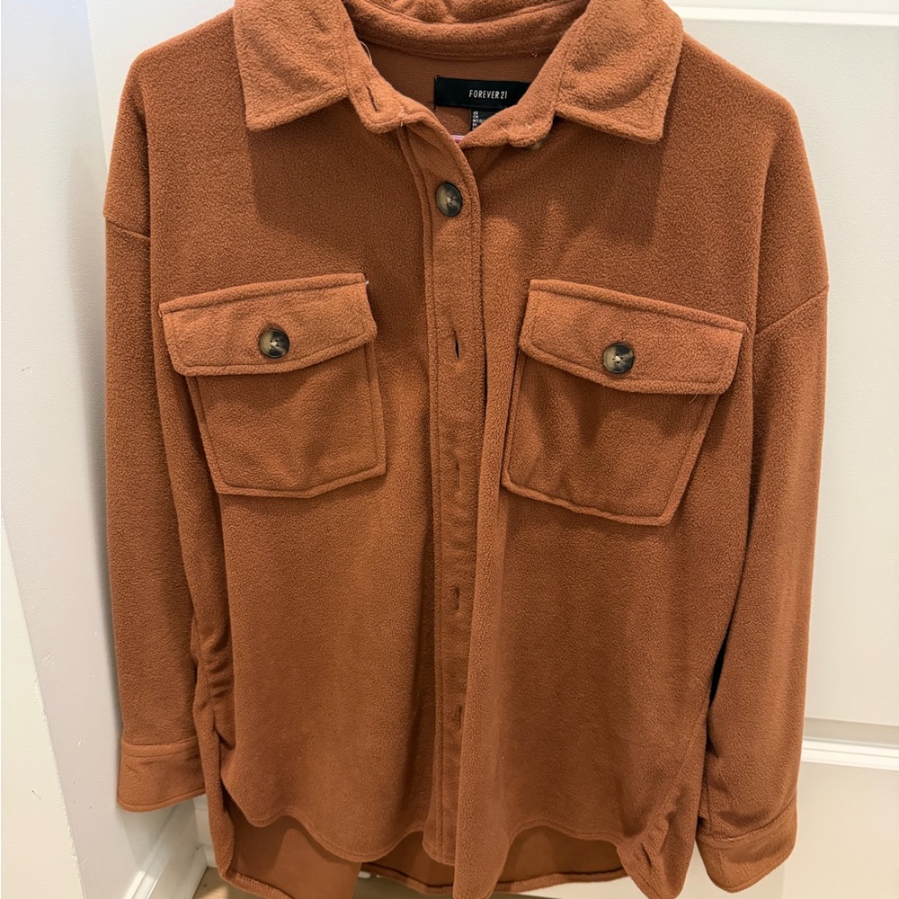 Women’s Fleece Button-Up Jacket